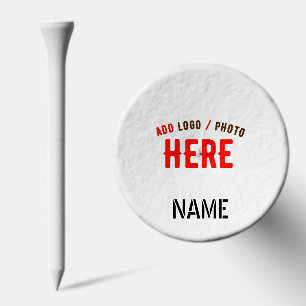 STYLISH MODERN CUSTOMIZABLE WHITE VERIFIED BRANDED GOLF TEES