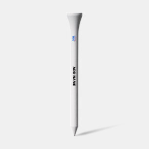STYLISH MODERN CUSTOMIZABLE WHITE VERIFIED BRANDED GOLF TEES