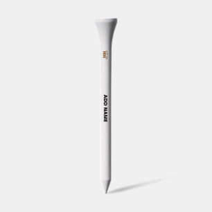 STYLISH MODERN CUSTOMIZABLE WHITE VERIFIED BRANDED GOLF TEES