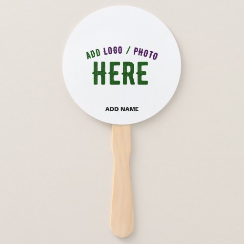 STYLISH MODERN CUSTOMIZABLE WHITE VERIFIED BRANDED HAND FAN