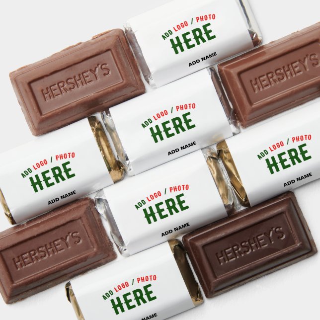 STYLISH MODERN CUSTOMIZABLE WHITE VERIFIED BRANDED HERSHEY'S MINIATURES (Assorted)
