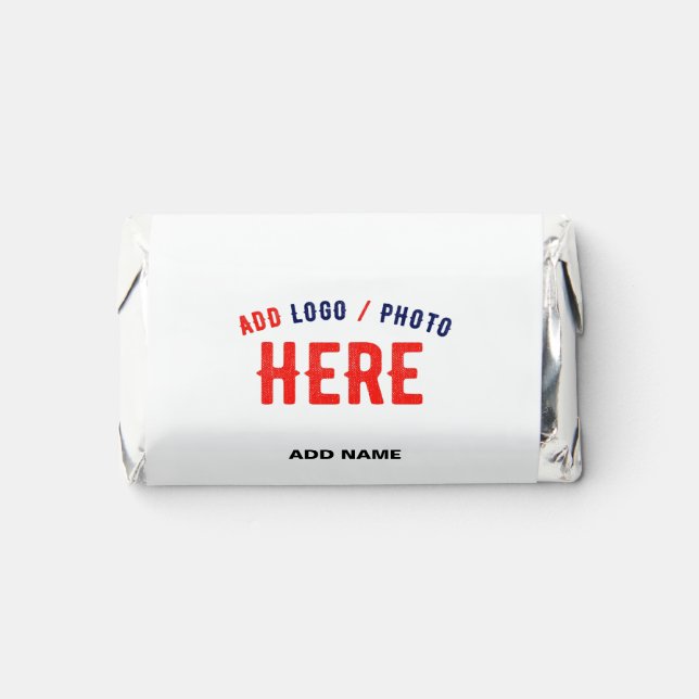 STYLISH MODERN CUSTOMIZABLE WHITE VERIFIED BRANDED HERSHEY'S MINIATURES (Front)