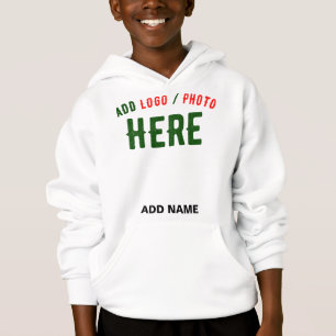 STYLISH MODERN CUSTOMIZABLE WHITE VERIFIED BRANDED HOODIE