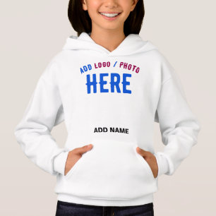STYLISH MODERN CUSTOMIZABLE WHITE VERIFIED BRANDED HOODIE