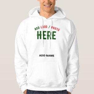 STYLISH MODERN CUSTOMIZABLE WHITE VERIFIED BRANDED HOODIE