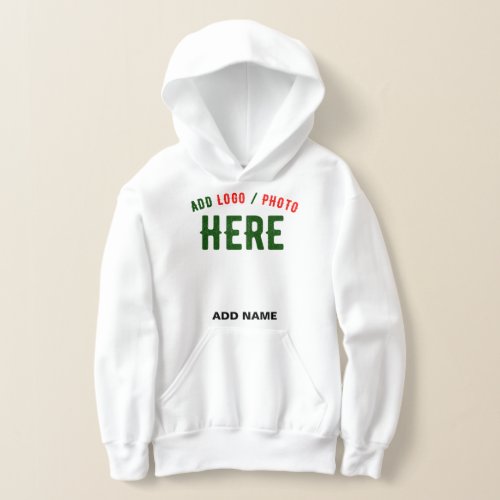 STYLISH MODERN CUSTOMIZABLE WHITE VERIFIED BRANDED HOODIE