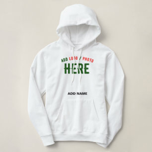 STYLISH MODERN CUSTOMIZABLE WHITE VERIFIED BRANDED HOODIE