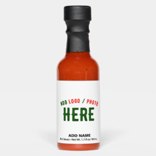 STYLISH MODERN CUSTOMIZABLE WHITE VERIFIED BRANDED HOT SAUCES