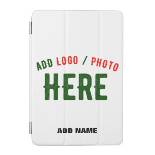 STYLISH MODERN CUSTOMIZABLE WHITE VERIFIED BRANDED iPad MINI COVER
