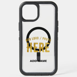 STYLISH MODERN CUSTOMIZABLE WHITE VERIFIED BRANDED iPhone 15 PLUS CASE