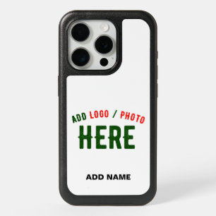 STYLISH MODERN CUSTOMIZABLE WHITE VERIFIED BRANDED iPhone 15 PRO CASE