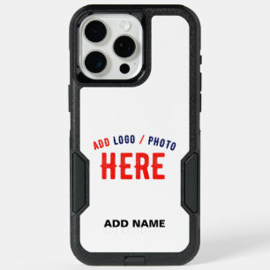 STYLISH MODERN CUSTOMIZABLE WHITE VERIFIED BRANDED iPhone 15 PRO MAX CASE