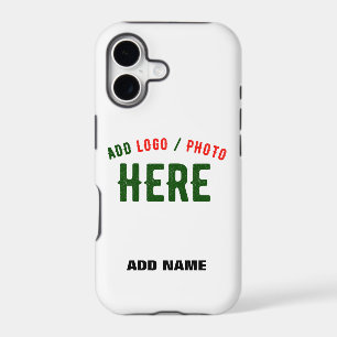 STYLISH MODERN CUSTOMIZABLE WHITE VERIFIED BRANDED iPhone 17 CASE