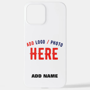 STYLISH MODERN CUSTOMIZABLE WHITE VERIFIED BRANDED iPhone 12 PRO MAX CASE