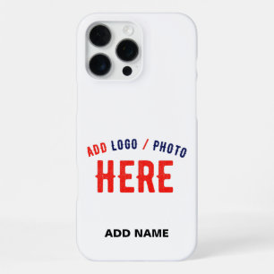 STYLISH MODERN CUSTOMIZABLE WHITE VERIFIED BRANDED iPhone 16 PRO MAX CASE
