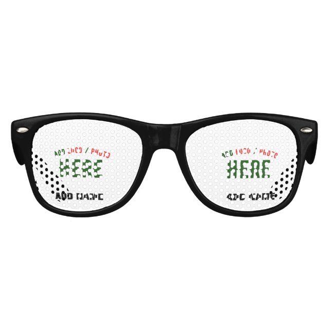 STYLISH MODERN CUSTOMIZABLE WHITE VERIFIED BRANDED KIDS SUNGLASSES (Front)