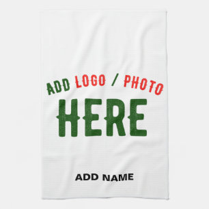 STYLISH MODERN CUSTOMIZABLE WHITE VERIFIED BRANDED KITCHEN TOWEL