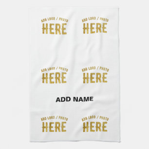 STYLISH MODERN CUSTOMIZABLE WHITE VERIFIED BRANDED KITCHEN TOWEL