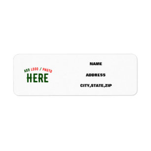STYLISH MODERN CUSTOMIZABLE WHITE VERIFIED BRANDED LABEL
