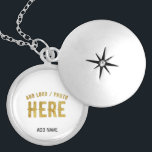 STYLISH MODERN CUSTOMIZABLE WHITE VERIFIED BRANDED LOCKET NECKLACE<br><div class="desc">THIS IS A DESIGN FITTING FOR CUSTOMERS.YOU CAN CHANGE, RESIZE OR ADD LOGO, PHOTO, TEXT AND COLOURS THE WAY YOU LIKE.THANK YOU.</div>