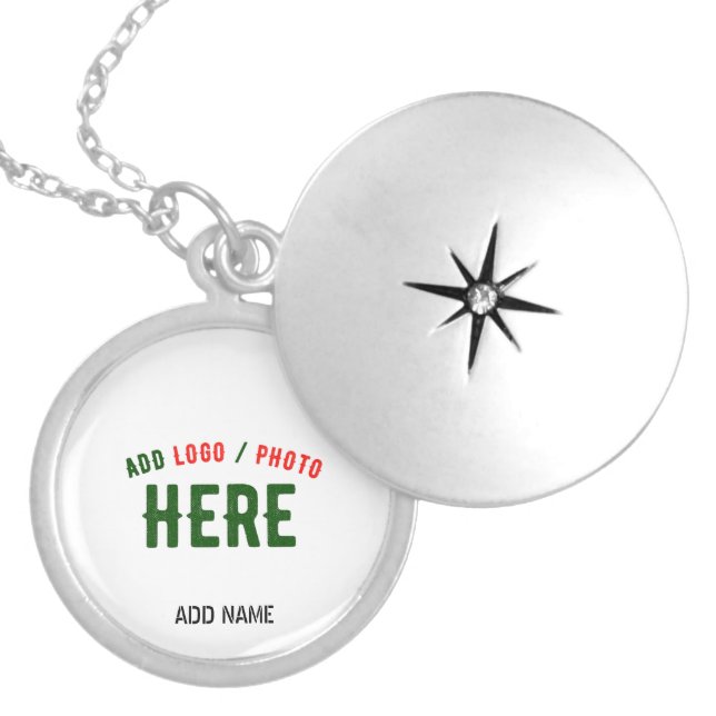 STYLISH MODERN CUSTOMIZABLE WHITE VERIFIED BRANDED LOCKET NECKLACE (Front)