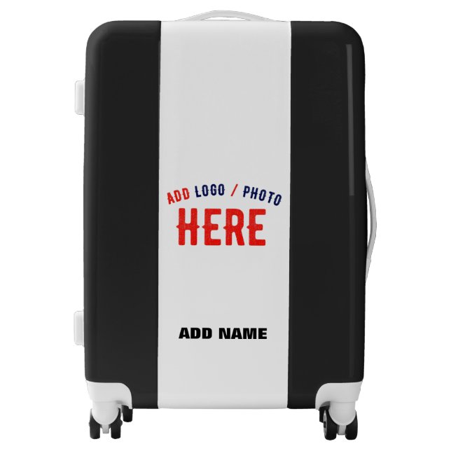 STYLISH MODERN CUSTOMIZABLE WHITE VERIFIED BRANDED LUGGAGE (Front)