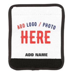 STYLISH MODERN CUSTOMIZABLE WHITE VERIFIED BRANDED LUGGAGE HANDLE WRAP