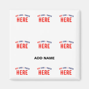 STYLISH MODERN CUSTOMIZABLE WHITE VERIFIED BRANDED MAGNET
