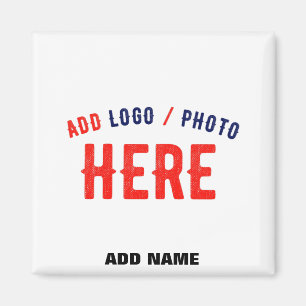 STYLISH MODERN CUSTOMIZABLE WHITE VERIFIED BRANDED MAGNET