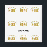 STYLISH MODERN CUSTOMIZABLE WHITE VERIFIED BRANDED MAGNET<br><div class="desc">THIS IS A DESIGN FITTING FOR CUSTOMERS.YOU CAN CHANGE, RESIZE OR ADD LOGO, PHOTO, TEXT AND COLOURS THE WAY YOU LIKE.THANK YOU.</div>