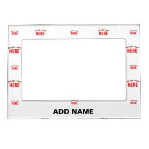 STYLISH MODERN CUSTOMIZABLE WHITE VERIFIED BRANDED MAGNETIC FRAME