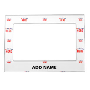STYLISH MODERN CUSTOMIZABLE WHITE VERIFIED BRANDED MAGNETIC FRAME