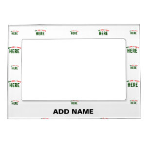STYLISH MODERN CUSTOMIZABLE WHITE VERIFIED BRANDED MAGNETIC FRAME