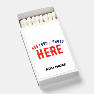 STYLISH MODERN CUSTOMIZABLE WHITE VERIFIED BRANDED MATCHBOXES