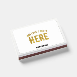 STYLISH MODERN CUSTOMIZABLE WHITE VERIFIED BRANDED MATCHBOXES