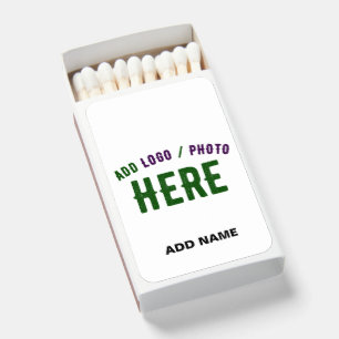 STYLISH MODERN CUSTOMIZABLE WHITE VERIFIED BRANDED MATCHBOXES