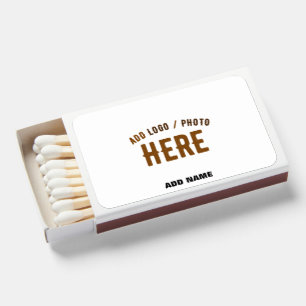 STYLISH MODERN CUSTOMIZABLE WHITE VERIFIED BRANDED MATCHBOXES