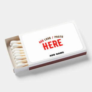 STYLISH MODERN CUSTOMIZABLE WHITE VERIFIED BRANDED MATCHBOXES
