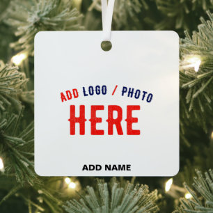 STYLISH MODERN CUSTOMIZABLE WHITE VERIFIED BRANDED METAL ORNAMENT