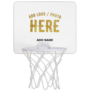 STYLISH MODERN CUSTOMIZABLE WHITE VERIFIED BRANDED MINI BASKETBALL HOOP