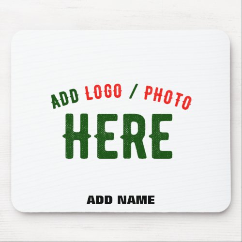 STYLISH MODERN CUSTOMIZABLE WHITE VERIFIED BRANDED MOUSE PAD