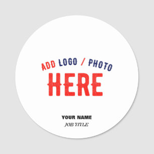 STYLISH MODERN CUSTOMIZABLE WHITE VERIFIED BRANDED NAME TAG