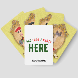 STYLISH MODERN CUSTOMIZABLE WHITE VERIFIED BRANDED OLD MAID CARDS
