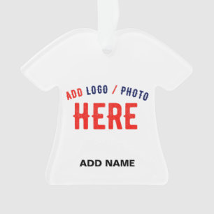 STYLISH MODERN CUSTOMIZABLE WHITE VERIFIED BRANDED ORNAMENT