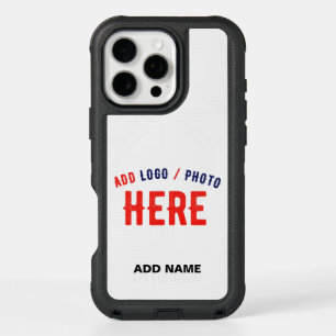 STYLISH MODERN CUSTOMIZABLE WHITE VERIFIED BRANDED iPhone 16 PRO MAX CASE