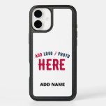 STYLISH MODERN CUSTOMIZABLE WHITE VERIFIED BRANDED iPhone 16 MINI CASE