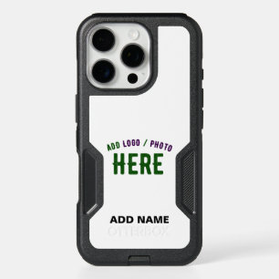 STYLISH MODERN CUSTOMIZABLE WHITE VERIFIED BRANDED iPhone 16 PRO CASE