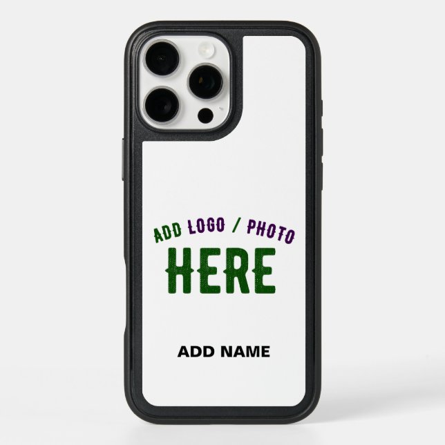 STYLISH MODERN CUSTOMIZABLE WHITE VERIFIED BRANDED OTTERBOX iPhone CASE (Back)