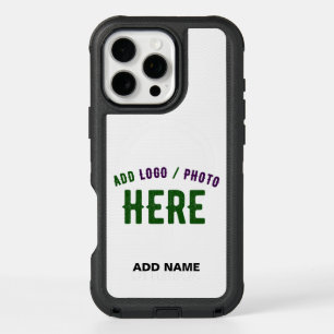 STYLISH MODERN CUSTOMIZABLE WHITE VERIFIED BRANDED iPhone 16 PRO MAX CASE
