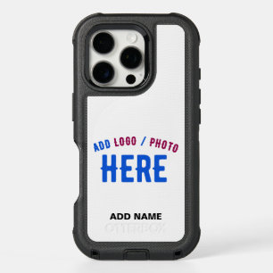 STYLISH MODERN CUSTOMIZABLE WHITE VERIFIED BRANDED iPhone 16 PRO CASE